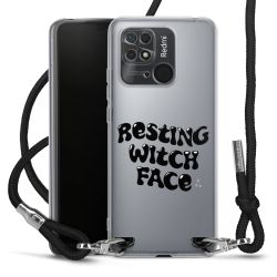 New Carry Case Transparent Stoff schwarz/silber