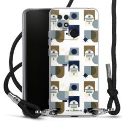 New Carry Case Transparent Stoff schwarz/silber