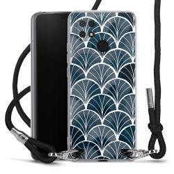 New Carry Case Transparent Stoff schwarz/silber