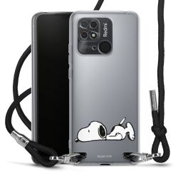 New Carry Case Transparent Stoff schwarz/silber