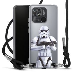 New Carry Case Transparent Stoff schwarz/silber