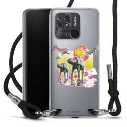 New Carry Case Transparent Stoff schwarz/silber