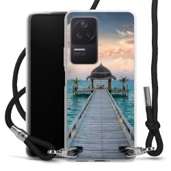 Carry Case Transparent Fabric black/silver