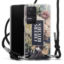 Carry Case Transparent Fabric black/silver