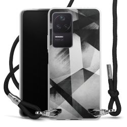 Carry Case Transparent Fabric black/silver