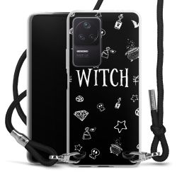 Carry Case Transparent Fabric black/silver