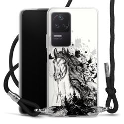 Carry Case Transparent Fabric black/silver