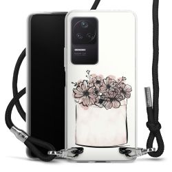 Carry Case Transparent Fabric black/silver