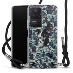 Carry Case Transparent Fabric black/silver