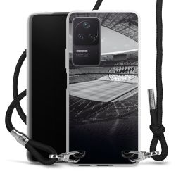 Carry Case Transparent Fabric black/silver