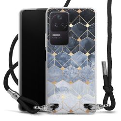 Carry Case Transparent Fabric black/silver