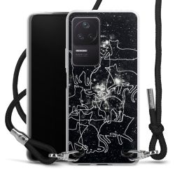 Carry Case Transparent Fabric black/silver