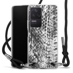 Carry Case Transparent Fabric black/silver