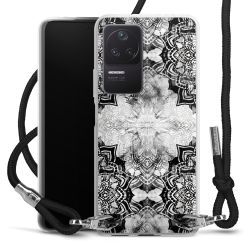 Carry Case Transparent Fabric black/silver