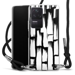 Carry Case Transparent Fabric black/silver