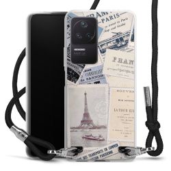 Carry Case Transparent Fabric black/silver