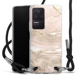 Carry Case Transparent Fabric black/silver