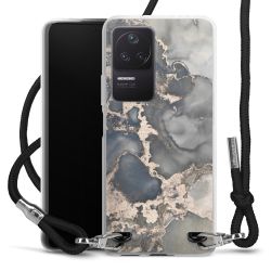 Carry Case Transparent Fabric black/silver