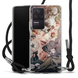 Carry Case Transparent Fabric black/silver