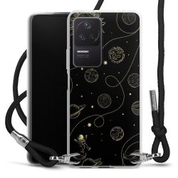 Carry Case Transparent Fabric black/silver