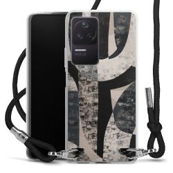 Carry Case Transparent Fabric black/silver