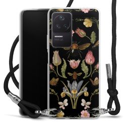 Carry Case Transparent Fabric black/silver