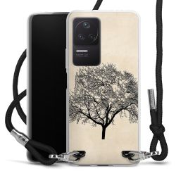 Carry Case Transparent Fabric black/silver