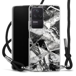 Carry Case Transparent Fabric black/silver