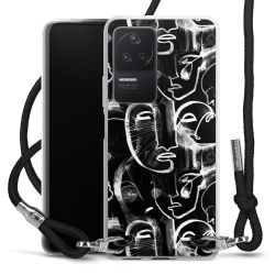 Carry Case Transparent Fabric black/silver