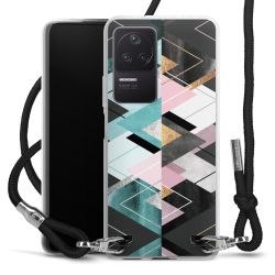 Carry Case Transparent Fabric black/silver