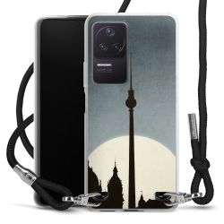 Carry Case Transparent Fabric black/silver