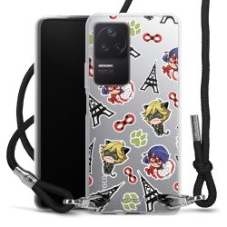 Carry Case Transparent Fabric black/silver