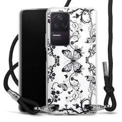 Carry Case Transparent Fabric black/silver