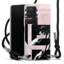 Carry Case Transparent Fabric black/silver