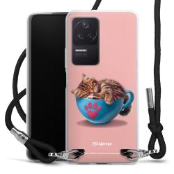 New Carry Case Transparent Stoff schwarz/silber