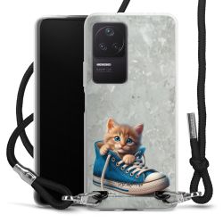 New Carry Case Transparent Stoff schwarz/silber