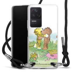 New Carry Case Transparent Stoff schwarz/silber