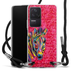 New Carry Case Transparent Stoff schwarz/silber