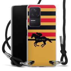 New Carry Case Transparent Stoff schwarz/silber