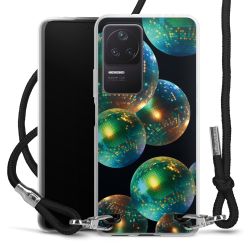 New Carry Case Transparent Stoff schwarz/silber