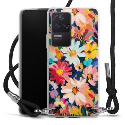 New Carry Case Transparent Stoff schwarz/silber