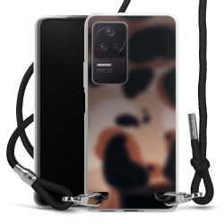 New Carry Case Transparent Stoff schwarz/silber