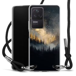 New Carry Case Transparent Stoff schwarz/silber