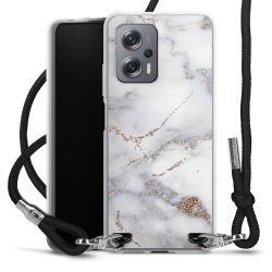 Carry Case Transparent Fabric black/silver