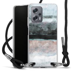 Carry Case Transparent Fabric black/silver