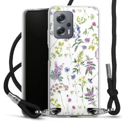 Carry Case Transparent Fabric black/silver