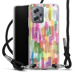 Carry Case Transparent Fabric black/silver