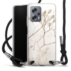 Carry Case Transparent Fabric black/silver