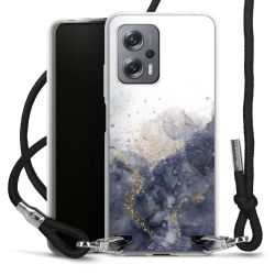 Carry Case Transparent Fabric black/silver