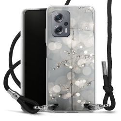 Carry Case Transparent Fabric black/silver